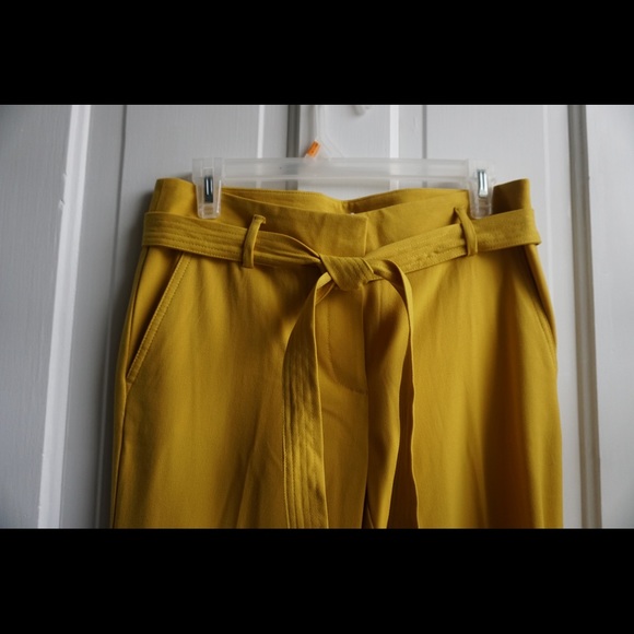 NWT Loft Tie Waist Straight Leg Pants - Picture 4 of 4